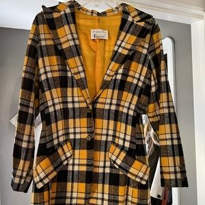 Vintage 60s/70s Kingsley Women’s Plaid Blazer